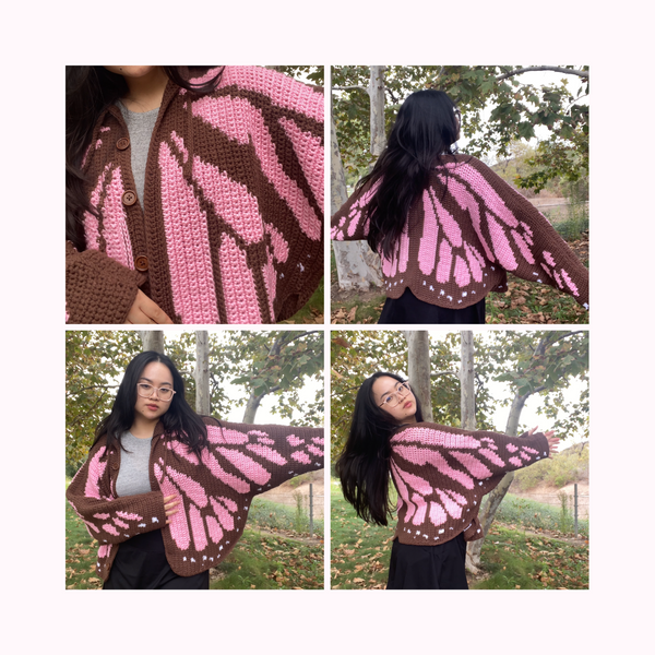 🔥Limited-Time 50% Off🔥🦋Butterfly Knit Cardigan Shawl🦋