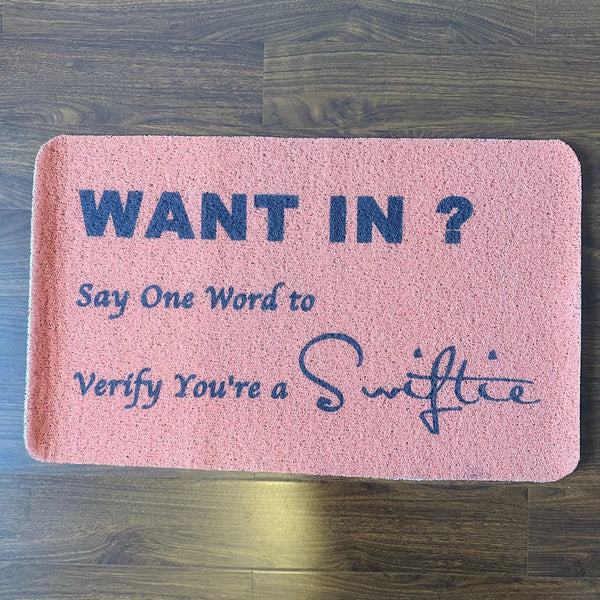Verified Swifties Welcome Door Coir Mat