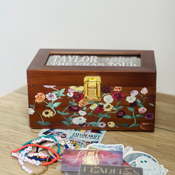 Eras Tour Flora Piano Wooden Storage Box