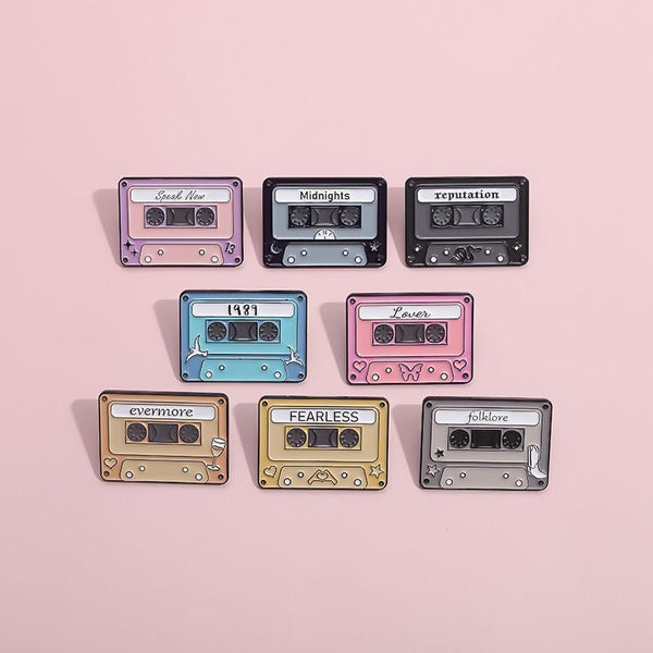 8 Swifties Album Cover Brooch Badge Pin