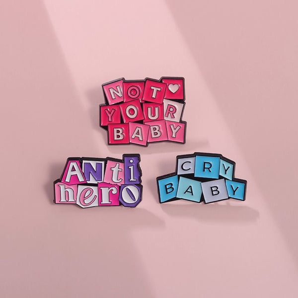 Anti-Hero Brooch Badge Pin