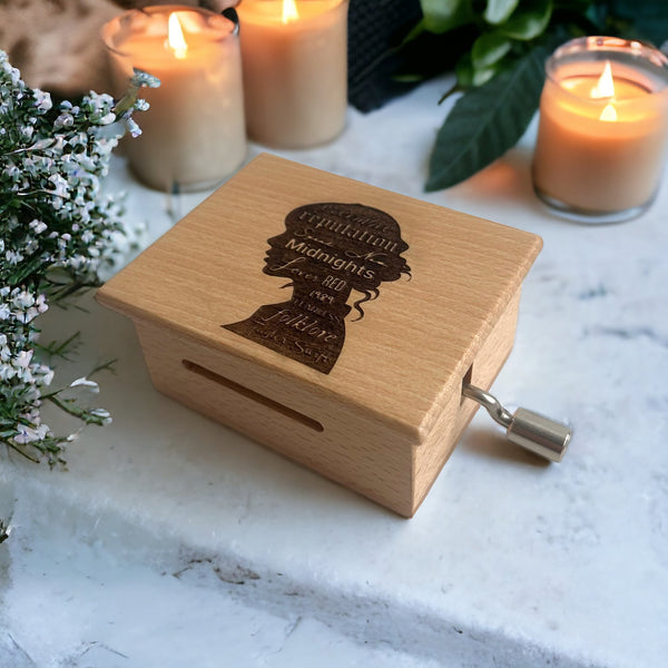 TS Hand-Crank Music Box, gifts for Swifties