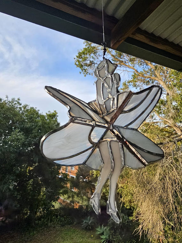 🔥LAST DAY 59% OFF -💃Marilyn Monroe❤️‍🔥Handmade Stained Glass Spinner